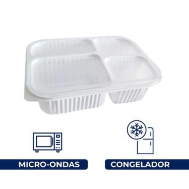 Imagem de Pote ret. 4d c/ tampa 1200 ml.  c/ 15x12 un. (rioplastic) - TAMAROZZI