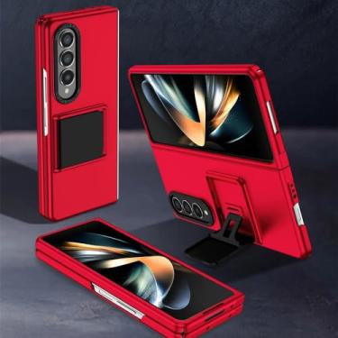 Imagem de Capa de suporte portátil simples para Samsung Galaxy Z Fold 6 4 5 5G fold6 Fold5 Fold3 Fold4 Fold 3 Acessórios de telefone, vermelho, para Samsung Z Fold 4