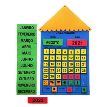 Imagem de Kit painel sala de aula com chamada, calendário, aniversariante, ajuda