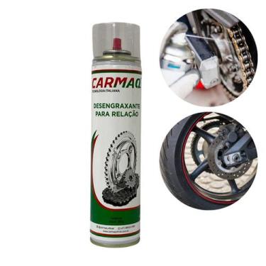 Imagem de Spray Desengraxante Relação Lava Limpa Corrente Correia Suspensão Moto