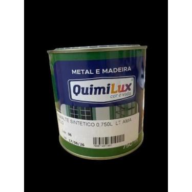 Imagem de Esmalte sintetico 0,750l lt amarelo - quimilux