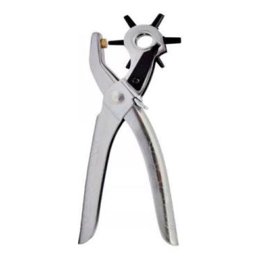 Imagem de Alicate Vazador Furador Couro 6 Bicos 2,0mm À 4,5mm 9'' - starfer