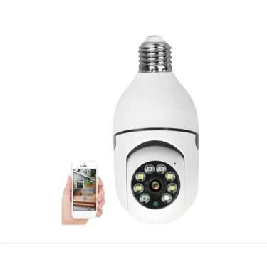 Imagem de Câmera Segurança Robô Giratória Automática Wifi com Áudio, Lâmpada Esp