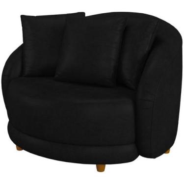 Imagem de Poltrona Decorativa Pes Madeira Maly Corano TCS 724 Moll - Molufan, TC