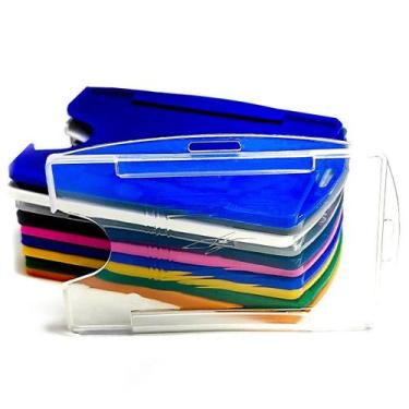 Imagem de Porta Crachá Universal Transparente - 10 Unidades - Mares
