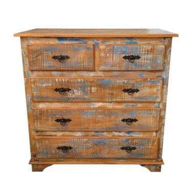 Imagem de Cômoda Rústica Nepal Em Madeira De Demolição - Cód 767 - Barrocarte