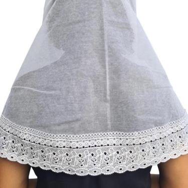 Imagem de Véu ccb notas musicais estela congregação cristã no brasil - Véus da F