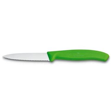 Imagem de Faca Swiss Classic 8 Cm Lâmina Serrilhada Verde Victorinox