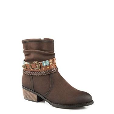 Imagem de ROPER Bota feminina Western Mid Calf, Marrom, 8