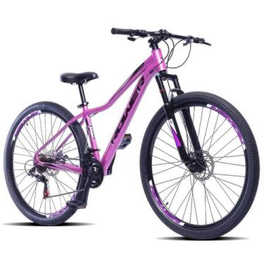 Imagem de Bicicleta Aro 29 Feminina Rower Queen 21V, 15, Violeta, Preto