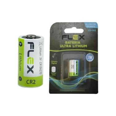 Imagem de Bateria Pilha Cr2 3v P/ Câmeras Fotográficas E Sensor Infra - FLEX