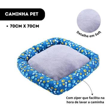 Imagem de Caminha de Cachorro Pequeno Médio Grande Porte Lavavel Estampada - LF 