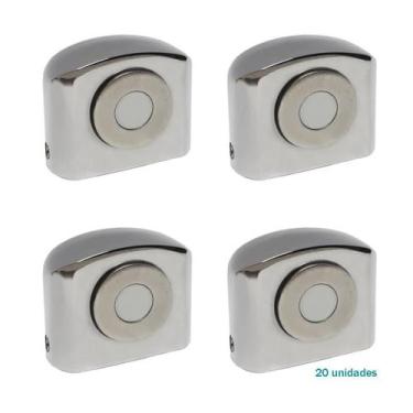 Imagem de 20 Prendedor De Porta Magnético Amortecimento Batedor Des04 - Máxima