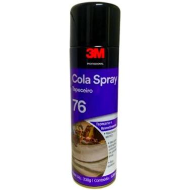 Imagem de Adesivo Cola Spray 76 3M  - 500ml -  Para Tapeçaria, Espuma