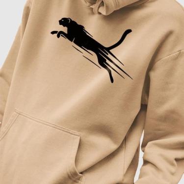 Imagem de Blusa Moletom Genuine Grit Masculina Estampada Algodão 30.1 Leopardo, 