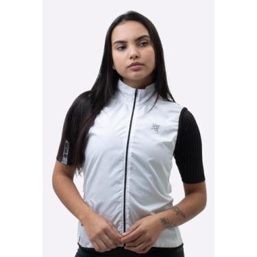 Imagem de Colete Corta Vento HUPI Sonhe/Treine/Alcance - Branco, Branco, M