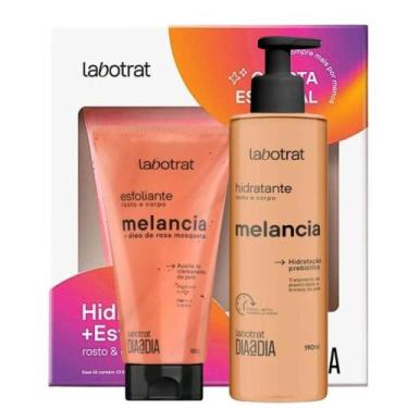 Imagem de Kit Dia A Dia Com Hidratante e Esfoliante Labotrat - Morango,Melancia,