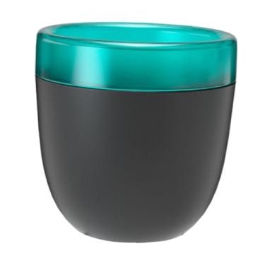 Imagem de ＫＬＫＣＭＳ Vaso Autoirrigável de 5 Polegadas para Plantas, com Drenagem, Ideal para Mesa E Escritório, Preto, Tamanho real
