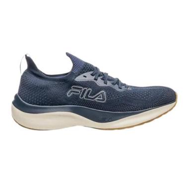 Imagem de Tenis fila go trainer masculino, Marinho, Prata, 40