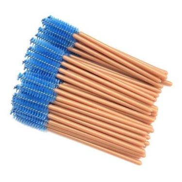 Imagem de Kit 50 Escovinhas Para Alongamento De Cílios Sobrancelha - oem, Liso P