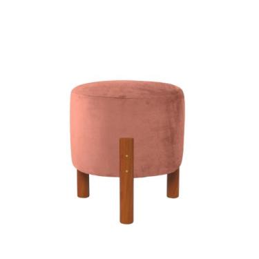Imagem de Puff Zeus Suede Sala De Estar Apoio Para os Pés Canto Quarto Decoração