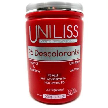 Imagem de Pó Descolorante Uniliss 500g (Pó Azul/ Anti-Amarelamento/Não levanta P