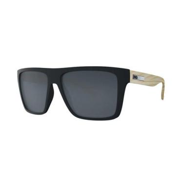 Imagem de Óculos de sol hb floyd matte black wood gray
