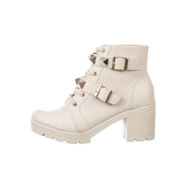 Imagem de Coturno amarração blogueira macio salto tratorado Chyrrô - Tamanho 39,