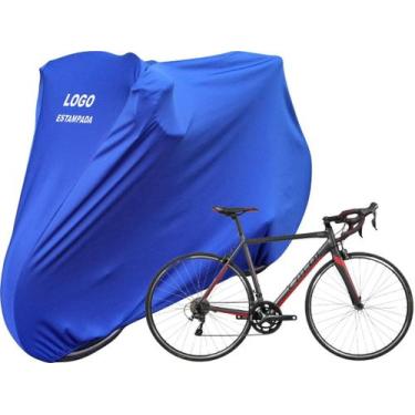 Imagem de Capa Tecido Para Bike Caloi Strada Racing Speed Anti Risco - Mz, Azul