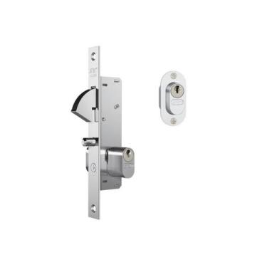 Imagem de Fechadura Porta de Correr Stam Externa 901, Inox Escovado