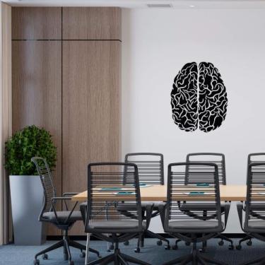Imagem de Adesivo Decorativo Parede Cérebro Humano Sala de Aula Escritório - Kan