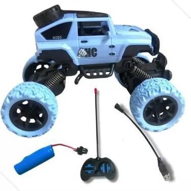 Imagem de Carrinho Controle Remoto Recarregavel Carro Grande 4x4 Off ( azul) - T