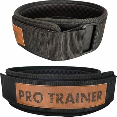 Imagem de Cinturão Treino Agachamento Powerlifting Musculação (Preto, P/M)