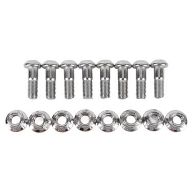 Imagem de 16 Pçs Parafusos Roda Dentada Traseira Porcas 90109 10013 00 M10x35mm Kit de Parafuso de Porca de Roda Dentada Traseira de Ferro de Alta Resistência para 350 700 700r Yfz450