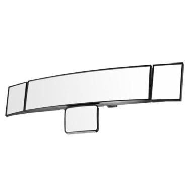 Imagem de SINGARO Espelhos retrovisores internos, espelho de carro de bebê para bebês virados para trás, acessórios de espelho retrovisor panorâmico universal, ângulo amplo reduz o ponto cego de forma eficaz