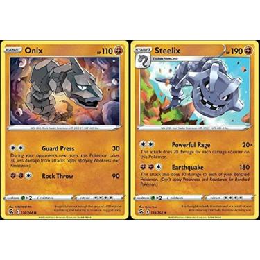 Imagem de Pokemon Steelix 139/264 - Fusion Strike - Evolution Card Lot- Rare - 2 Fighting Type