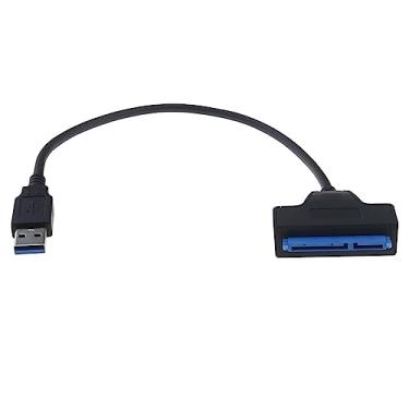 Imagem de ECSiNG Cabo adaptador USB 3.0 para 7 + 15 22 pinos Slimline SATA 2,5 polegadas SSD HDD conversor adaptador Plug and Play para laptop, PC, leitor de DVD