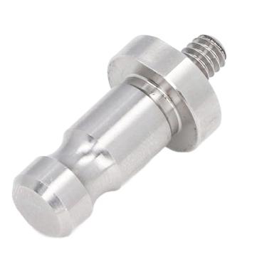 Imagem de Adaptador de Poste de Prisma, Adaptador de Poste de Pesquisa, Junta de Prisma de Liga de Alumínio para Conversor 5/8-11 para Haste de Centralização de Base de Estação Total GPS