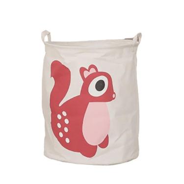 Imagem de Cesto Multiuso Organizador De Brinquedos Esquilinho 40X50