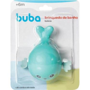 Imagem de Brinquedo de banho baleia buba, Verde, UN