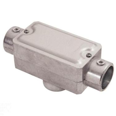 Imagem de Condulete Fixo 1/2" Tipo "tb" - Com Tampa / Sem Rosca / Sem Pintura Tr