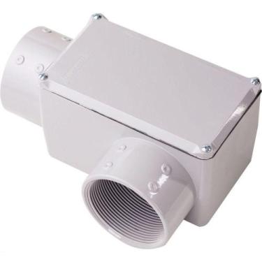 Imagem de Condulete Fixo 4" Tipo "ll" - Com Tampa / Rosca Npt / Com Pintura Elet