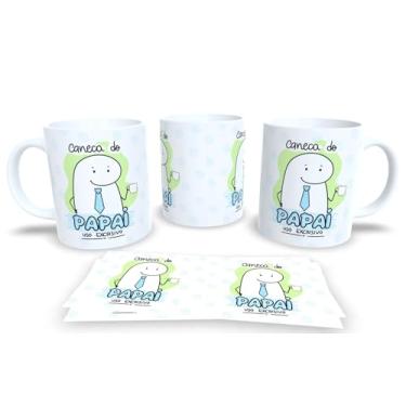 Imagem de Caneca de Porcelana Personalizada dia dos Pais Frases Engraçadas, Divertidas e Deboche (Caneca do papai..)