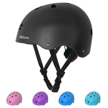 Imagem de MammyGol Capacete De Bicicleta Para Meninos, Capacetes De Skate Para Crianças, Conjunto De Equipamentos De Proteção Multiesportivos Ajustáveis, Capacete Leve Para Meninas, Criança Pequena Para Skate