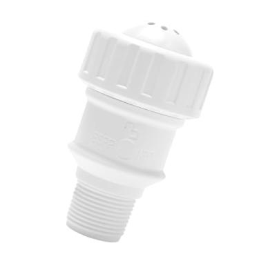 Imagem de Válvula de alívio de vácuo de 3/10.2 cm, painéis solares de reposição para painéis Heliocol, Sunstar, SwimJoy e SwimLux, aquecedor de painéis para restauração rápida de pressão - branco