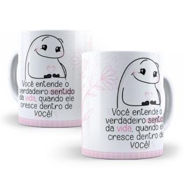 Imagem de Caneca de Cerâmica Personalizada 325ml Flork Mães - ILBN