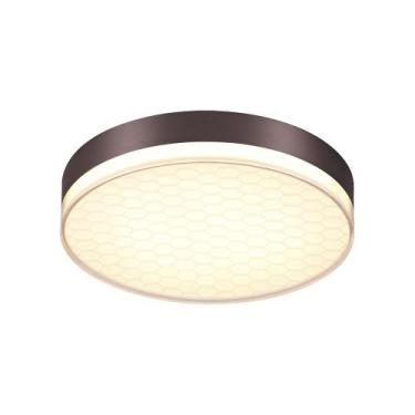 Imagem de Plafon Sindora DCX01190 Led Bivolt Marrom, Marrom