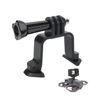 Imagem de wtohoby Suporte superior de expansão multifuncional para drone DJI Avata 2 - Suporte de câmera de ação panorâmica para câmeras DJI Action/Pocket/Insta360 Go 3S Series/Acessórios para quadricóptero