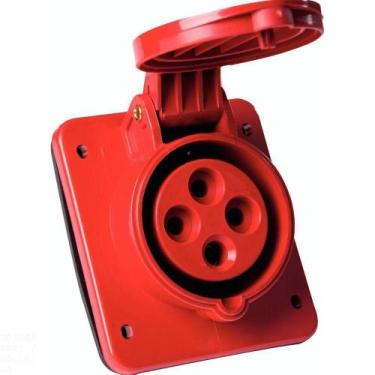 Imagem de Tomada De Embutir Industrial 3p+t 16 A 380-415 Vca 6 H Tramontina Tram