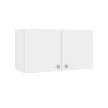 Imagem de Armário Multiuso p/ Lavanderia Telasul Duo 70Cm 2 Portas Branco